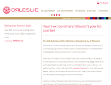 Tablet Screenshot of designerlabcoats.com